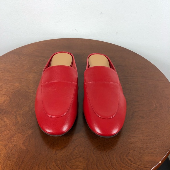 Everlane The Day Loafer Mule In Red  Size 7.5 - Picture 5 of 13
